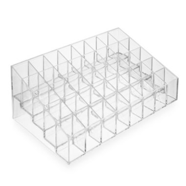 Casafield 40 Slot Acrylic Lipstick & Makeup Organizer - Cosmetic Display Case - Clear. View a larger version of this product image.