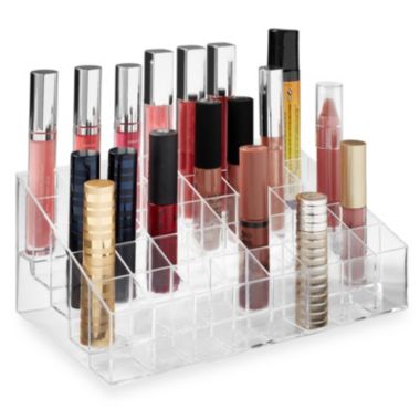 Casafield 40 Slot Acrylic Lipstick & Makeup Organizer - Cosmetic Display Case - Clear. View a larger version of this product image.