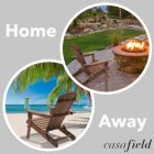 Alternate image 2 for Casafield Folding Adirondack Chair, Cedar Wood Outdoor Fire Pit Lounge Chairs for Patio, Deck, Yard, Lawn and Garden Seating, Partially Pre-Assembled