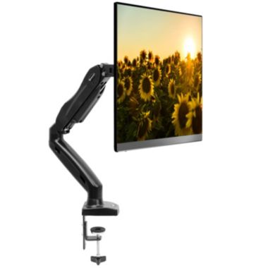 Mountio Full Motion LCD Monitor Arm - Gas Spring Desk Mount Stand for Screens up to 27". View a larger version of this product image.