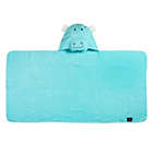 Alternate image 3 for Ninety Six Kids Bath Collection 27&quot; x 54&quot; Cotton Hippo Hooded Bath Towel