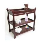 Alternate image 1 for Badger Basket Co. Kids Cherry Sleigh Style Changing Table