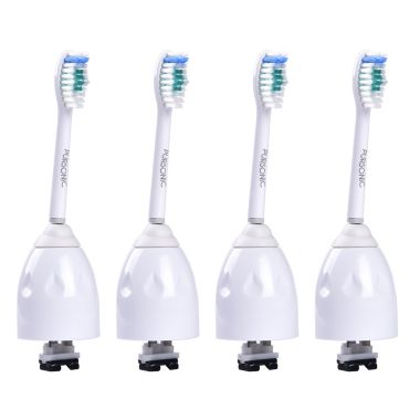 Pursonic Standard Replacement Brush Heads For Philips Sonicare E series, fits Sonicare Advance, CleanCare, Elite, Essence and Xtreme Philips Brush Handles (4). View a larger version of this product image.