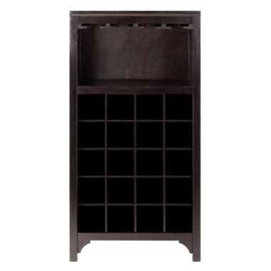 Ancona 20-Bottle Wine Cabinet, Espresso. View a larger version of this product image.