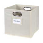 Alternate image 2 for Niche Cubo Foldable Fabric Storage Bin with Built-in Chrome Handles - Natural
