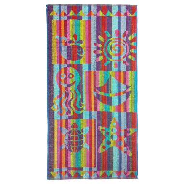 Stock Preferred Beach & Pool Towel in 4-Pieces 30"x60" Multicolor. View a larger version of this product image.
