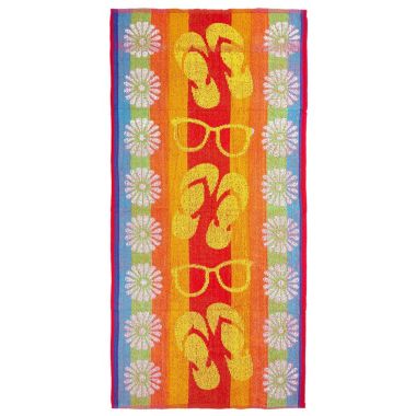 Stock Preferred Beach & Pool Towel in 4-Pieces 30"x60" Multicolor. View a larger version of this product image.