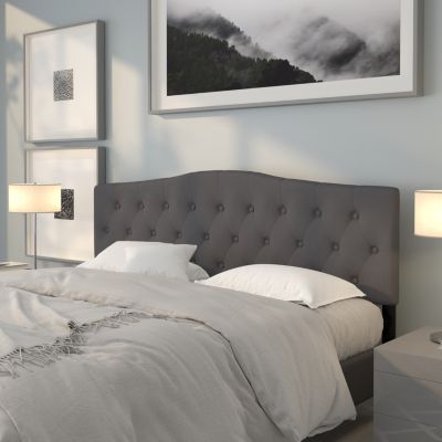 Gray Tufted Headboard King Bed Bath, Tufted Headboards King Size Beds