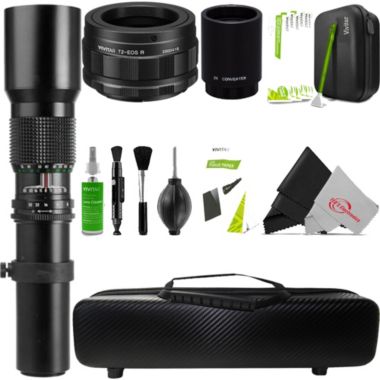 Vivitar 500mm f/8.0 Preset Telephoto Zoom Lens for Canon RF-Mount Cameras. View a larger version of this product image.