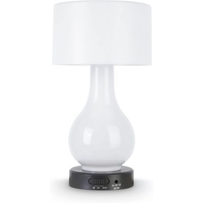 ivation 12-led battery operated motion sensing table lamp