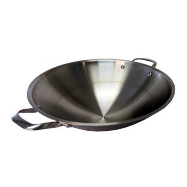 Sunpentown 16.5" Dishwasher Safe Stainless Steel Pot with Lid and 2 Ears (Induction Ready). View a larger version of this product image.