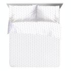 Alternate image 1 for Saturday Park Purple Hearts 100% Organic Cotton Sheet Set