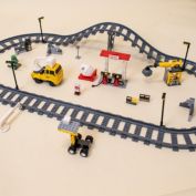 PopFun Build Your Own Toy Train Track