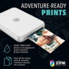 Alternate image 1 for Lifeprint Ultra Slim Printer   Portable Bluetooth Photo, Video & GIF Instant Printer with Video Embed Technology, Editing Suite & Social App for iOS and Android   2x3 ZINK Zero Ink Sticky-Back Film