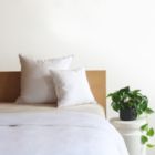 Alternate image 3 for 20" x 20" Down Alternative White Square Pillow Insert   BOKSER HOME