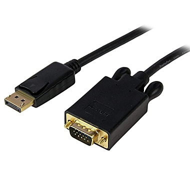 StarTech - Cable - Display Port to VGA 6ft Monitor Cable. View a larger version of this product image.