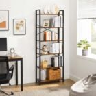 Alternate image 1 for BreeBe Industrial 6-Tier Bookshelf with Steel Frame