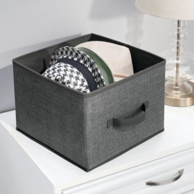 mDesign Soft Fabric Closet Storage Organizer Cube Bin, 4 Pack. View a larger version of this product image.