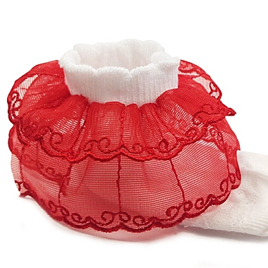 Wrapables Lil Miss Emily Double Layer Lace Ruffle Socks (Set of 5) / Size 1-3. View a larger version of this product image.