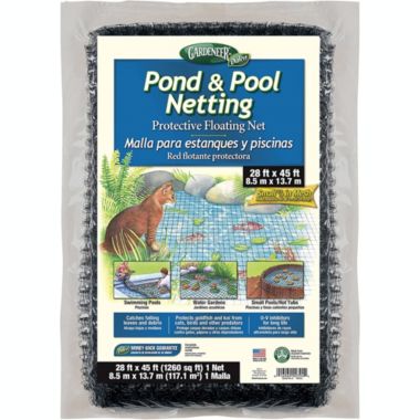 Dalen Pond & Pool Netting &reg; Outdoor Water Garden Cover &reg; Protective Mesh for Fish & Aquatic Life - 3/8" Mesh - (28' x 45'). View a larger version of this product image.