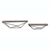 Cheungs Decorative 2 Piece Urban Style Wall Shelves