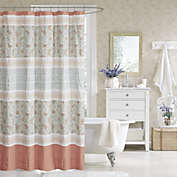 Dawn Cotton Shower Curtain Coral 72x72"