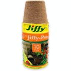 Alternate image 0 for Jiffy Round Growing Medium Fertilizer Pots, 3" (10 Pack)