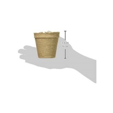 Jiffy Round Growing Medium Fertilizer Pots, 3" (10 Pack). View a larger version of this product image.