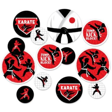 Big Dot of Happiness Karate Master - Martial Arts Birthday Party Giant Circle Confetti - Party Decorations - Large Confetti 27 Count. View a larger version of this product image.