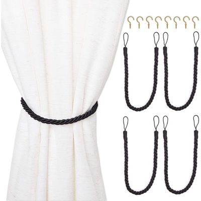 Black Tie Back Hooks.......per pair