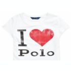 Alternate image 1 for Ralph Lauren Girl's Cotton Jersey Graphic T-Shirt White Size Large