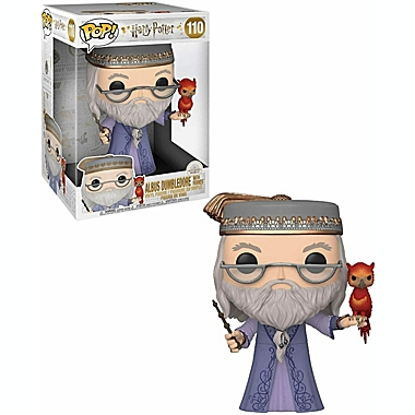 Funko Pop! Movies Harry Potter - Albus Dumbledore with Fawkes 10 inch #48038. View a larger version of this product image.