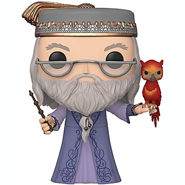 Funko Pop! Movies  Harry Potter - Albus Dumbledore with Fawkes 10 inch #48038. View a larger version of this product image.
