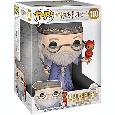 Funko Pop! Movies  Harry Potter - Albus Dumbledore with Fawkes 10 inch #48038. View a larger version of this product image.
