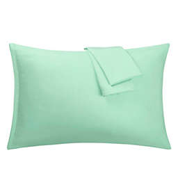 PiccoCasa 2Pcs 1800 Microfiber Zippered Pillowcases, King(20