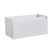 Fresca  Mezzo 36 White Wall Hung Modern Bathroom Cabinet