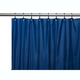 Kate Aurora Hotel Heavy Duty 10 Gauge Vinyl Shower Curtain Liners - Navy 72