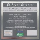 Alternate image 2 for Cotton House - Flannel Sheet Set, 100% Cotton, Full Size, White