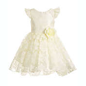 Pink & Violet Toddler Girl&#39;s Chiffon Burnout Dress Yellow Size 3