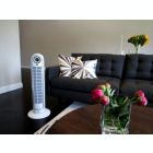 Alternate image 1 for Sunpentown Remote Controlled Tower Fan with Ionizer, Timer, LCD Screen and Sleep Function