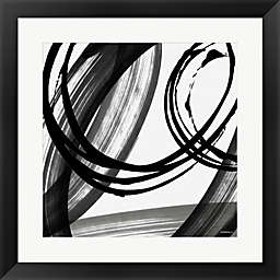 Great Art Now Black and White Pop I by Dan Meneely 20-Inch x 20-Inch Framed Wall Art