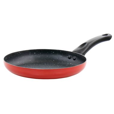 Oster Luneta 9.5 Inch Aluminum Nonstick Frying Pan in Red. View a larger version of this product image.