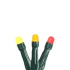 Alternate image 0 for Product Works 15 Orange and Yellow Micro LED Thanksgiving Lights - 5.7 ft Green Wire