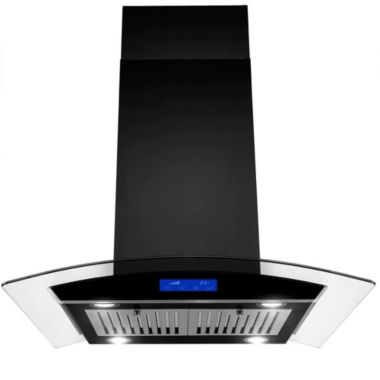 Geht Appliances 36 inch Stainless Steel Island Mount Range Hood 900CFM Tempered Glass. View a larger version of this product image.