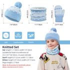 Alternate image 1 for Vbiger 3 Pcs Kids Winter Hat Scarf Gloves Set