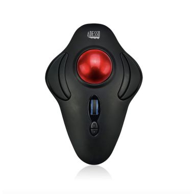 Adesso - Trackball Mouse Wireless Ergonomic T40 7 Buttons Programmable Ball Centre up to 4800dpi PC/Mac - Black. View a larger version of this product image.