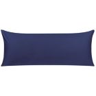 Alternate image 0 for PiccoCasa Breathable Soft Egyptian Cotton Zippered Closure Bed Body Pillowcases, 250 Thread Count Body Pillow Covers, 20"X54" Navy Blue 1 Piece