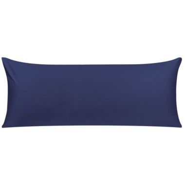 PiccoCasa Breathable Soft Egyptian Cotton Zippered Closure Bed Body Pillowcases, 250 Thread Count Body Pillow Covers, 20"X54" Navy Blue 1 Piece. View a larger version of this product image.
