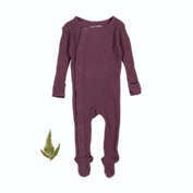 Lovely Littles The Forest Love Snap Romper - Mulberry - 12m