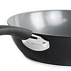 Alternate image 3 for Kenmore Arlington 3.5 Quart Non Stick Aluminum Saute Pan with Lid in Black Diamond